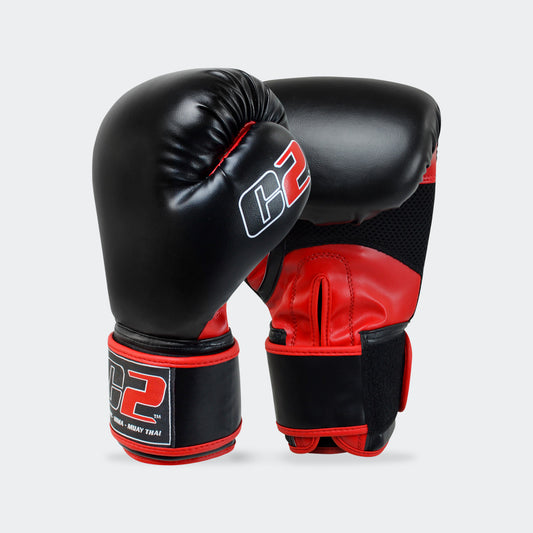 C2 BOXING GLOVES BLACK